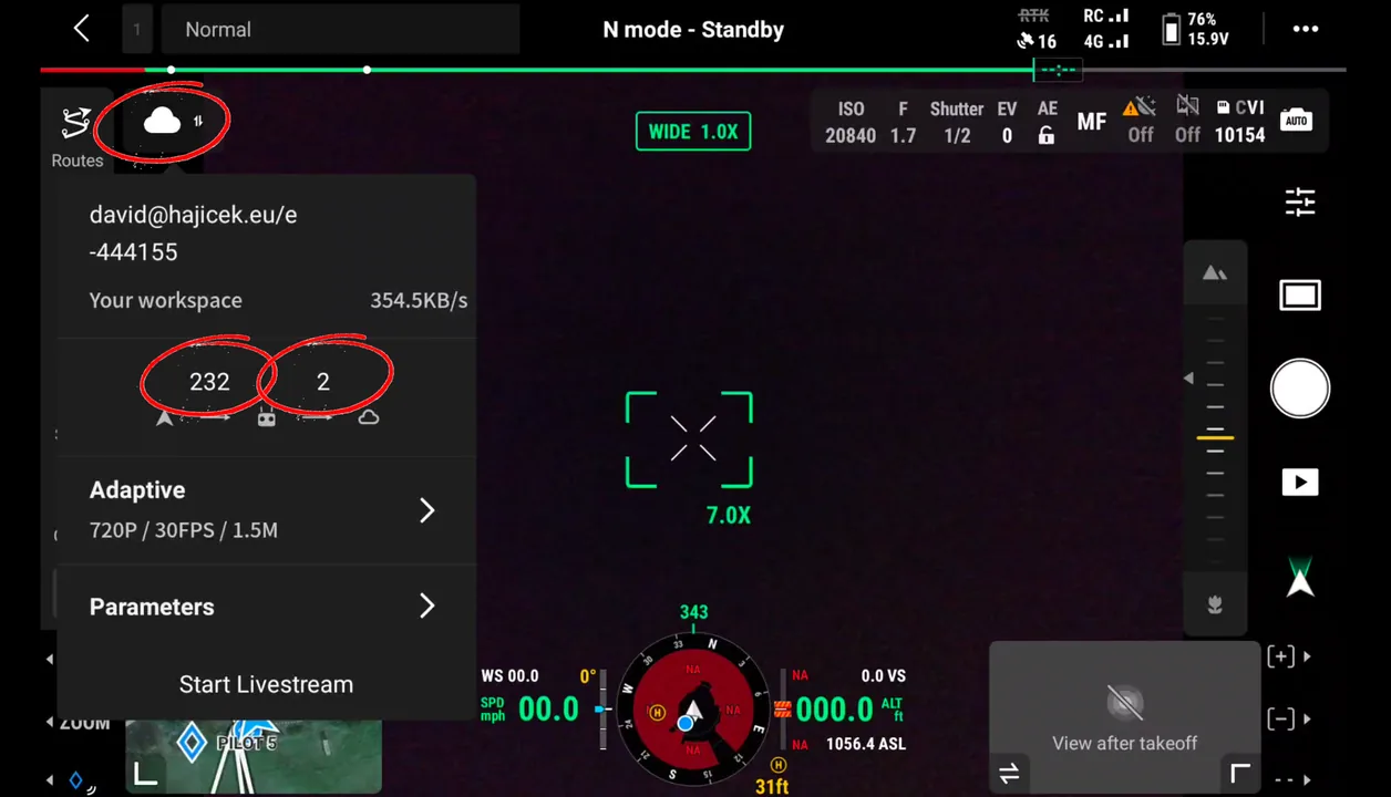 Screenshot der HUNTERRA-App Screenshot der HUNTERRA-App