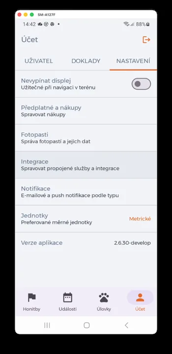 Screenshot der HUNTERRA-App Screenshot der HUNTERRA-App